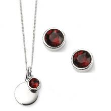 Jan Birthstone Burgundy (Garnet) SWAROVSKI Set